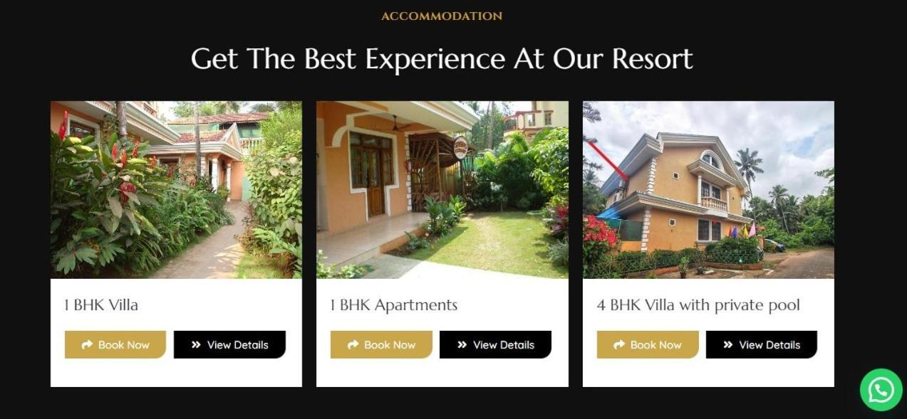 Goa Garden Resort - 5Bhk Villa With Private Pool, 4Bhk Villa, 1Bhk Villa At South Goa Colvá Exterior foto